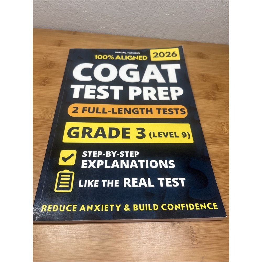 COGAT Test Prep Grade 3 Level 9: Gifted And Talented Test Prep, 2026 Edition NEW
